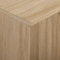 Thumbnail for Modern Fluted-Door Minimalist Storage Sideboard