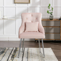 Thumbnail for Upholstered Armchair for Living Room With Lumbar Cushion