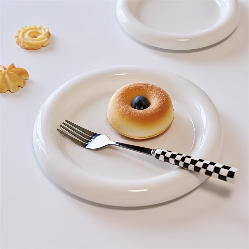 Durable Elegant Porcelain Dessert Plate