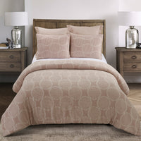 Thumbnail for Queen Size Comforter Set - Leon Blush