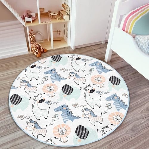 Adorable Animals Kids' Room Rug