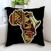 Thumbnail for African Map Art Cushion Case