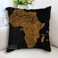 Thumbnail for African Map Art Cushion Case