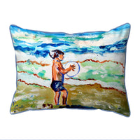 Thumbnail for Betsy Drake Boy & Surf Large Pillow