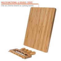 Thumbnail for Bamboo Cheese Board and Knife Set