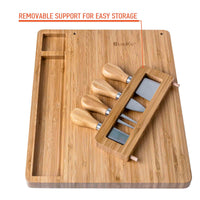 Thumbnail for Bamboo Cheese Board and Knife Set