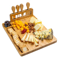 Thumbnail for Bamboo Cheese Board and Knife Set