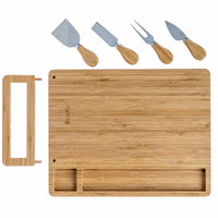 Thumbnail for Bamboo Cheese Board and Knife Set