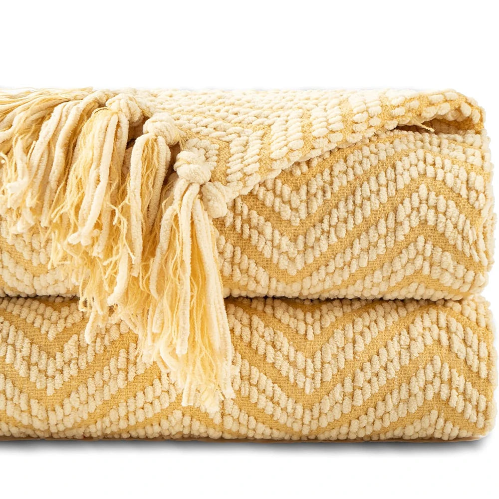 Chielina Knitted Throw Blanket