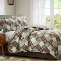 Thumbnail for Jennifer 3 Piece Quilt Set - Brown