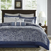 Thumbnail for 12-piece Reversible Microfiber Comforter Set