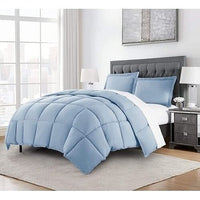 Thumbnail for Reversible Microfiber Down Alternative Comforter Set