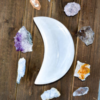 Thumbnail for NEW Selenite Moon Bowls