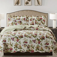 Thumbnail for Jennifer 3 Piece Quilt Set - Green