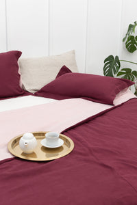 Thumbnail for Linen Sham Pillowcase in Honey