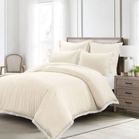 Thumbnail for 5-Piece Lightweight Comforter Set with Lace