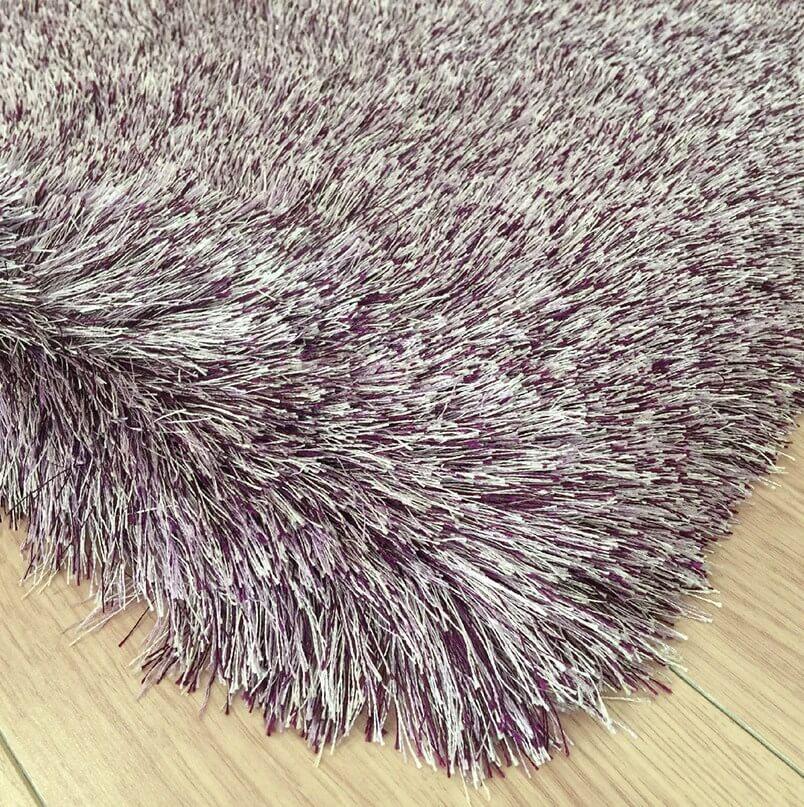Lavender Shag Area Rug
