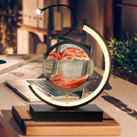Thumbnail for Moving Sand Sandscapes LED Table Lamp