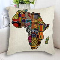 Thumbnail for African Map Art Cushion Case