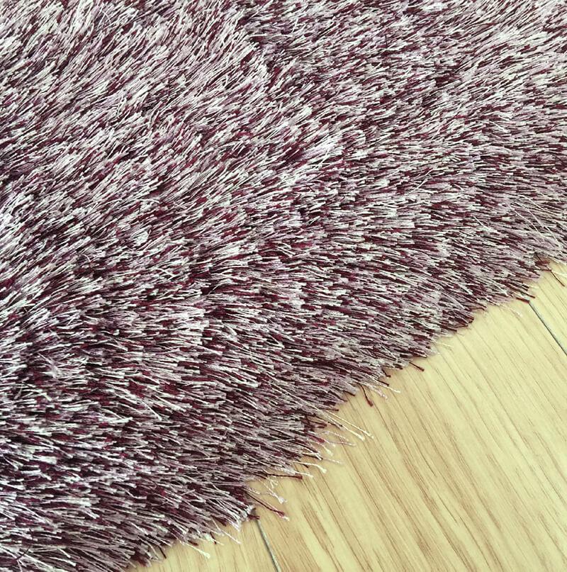 Lavender Shag Area Rug