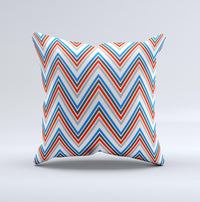 Thumbnail for Sharp Chevron Pattern Ink-Fuzed Decorative Throw Pillow