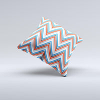 Thumbnail for Sharp Chevron Pattern Ink-Fuzed Decorative Throw Pillow