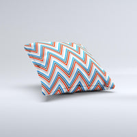 Thumbnail for Sharp Chevron Pattern Ink-Fuzed Decorative Throw Pillow