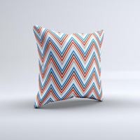 Thumbnail for Sharp Chevron Pattern Ink-Fuzed Decorative Throw Pillow