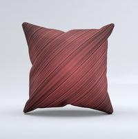 Thumbnail for Red Diagonal Thin HD Stripes  Ink-Fuzed Decorative Throw Pillow