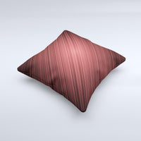 Thumbnail for Red Diagonal Thin HD Stripes  Ink-Fuzed Decorative Throw Pillow