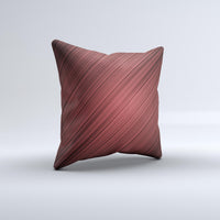 Thumbnail for Red Diagonal Thin HD Stripes  Ink-Fuzed Decorative Throw Pillow