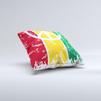 Thumbnail for Layered Peace Ink-Fuzed Decorative Throw Pillow