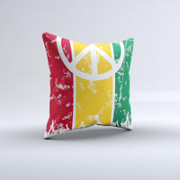 Thumbnail for Layered Peace Ink-Fuzed Decorative Throw Pillow