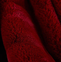 Thumbnail for Red Chinchilla Faux Fur Throw Blanket