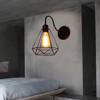 Thumbnail for Industrial Vintage Wire Cage Wall Sconces