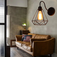Thumbnail for Industrial Vintage Wire Cage Wall Sconces