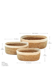 Thumbnail for Savar Oval Bowl (Set of 3)