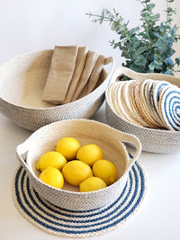 Thumbnail for Amari Fruit Bowl - Blue