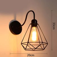 Thumbnail for Industrial Vintage Wire Cage Wall Sconces