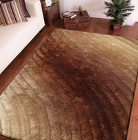 Thumbnail for Terra 3D Brown Shag Rug