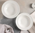 White Porcelain Deep Plate For Soup