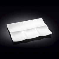 Thumbnail for White Rectangle Divided Platter