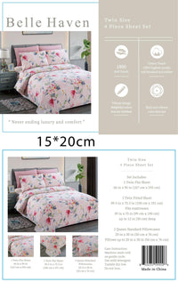 Thumbnail for Belle Haven 6 Piece Cotton Bedsheet Set