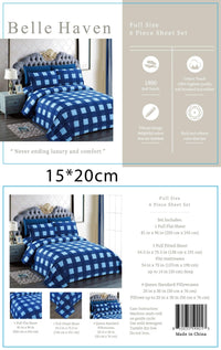 Thumbnail for Belle Haven 6 Piece Cotton Bedsheet Set