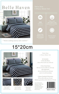 Thumbnail for Belle Haven 6 Piece Cotton Bedsheet Set
