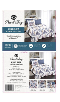 Thumbnail for Pearl Bay 6 Piece Bed Sheet & Pillow Set