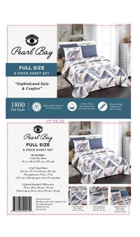 Thumbnail for Pearl Bay 6 Piece Bed Sheet & Pillow Set