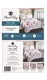 Thumbnail for Pearl Bay 6 Piece Bed Sheet & Pillow Set