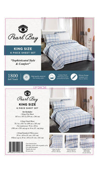 Thumbnail for Pearl Bay 6 Piece Bed Sheet & Pillow Set