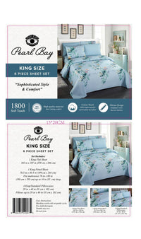Thumbnail for Pearl Bay 6 Piece Bed Sheet & Pillow Set